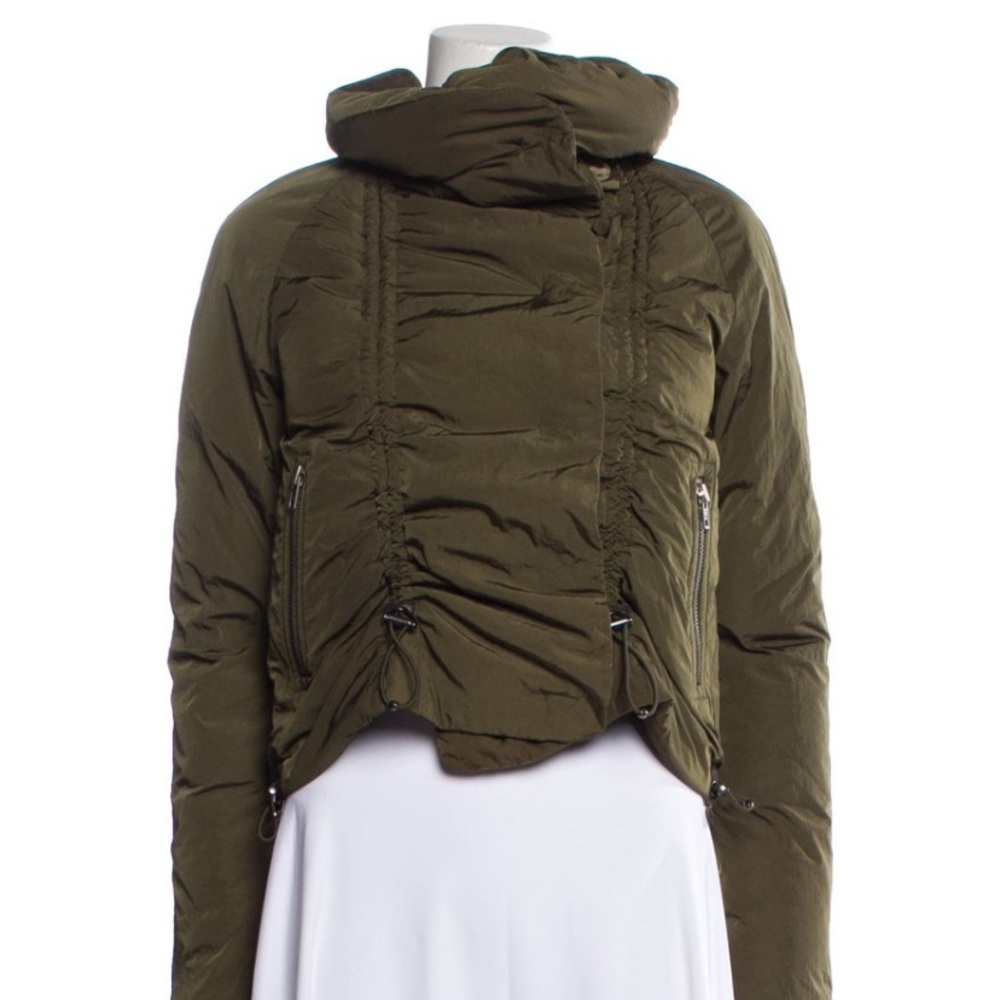 Theory Down Puffer Jacket. Olive - image 2